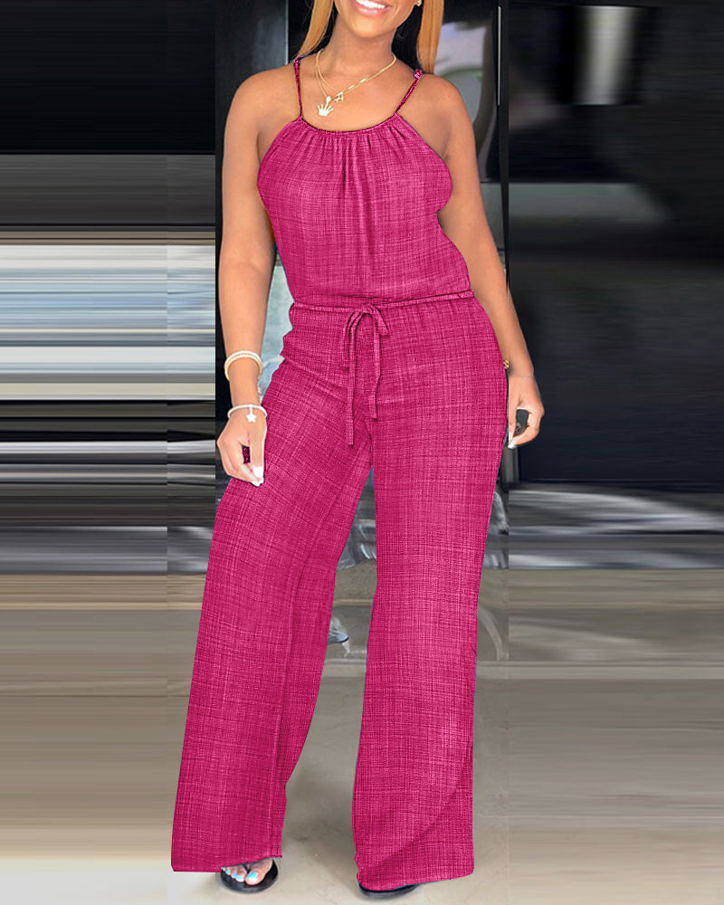 Sophie | Adjustable Strap Jumpsuit