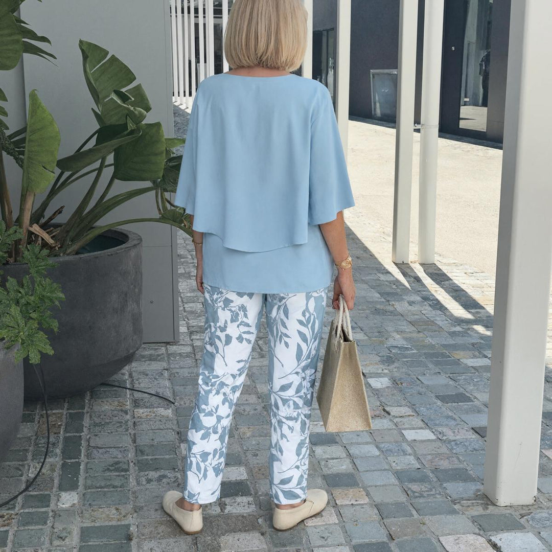 Monique | Elegant Two-Piece Set with 3/4 Sleeves