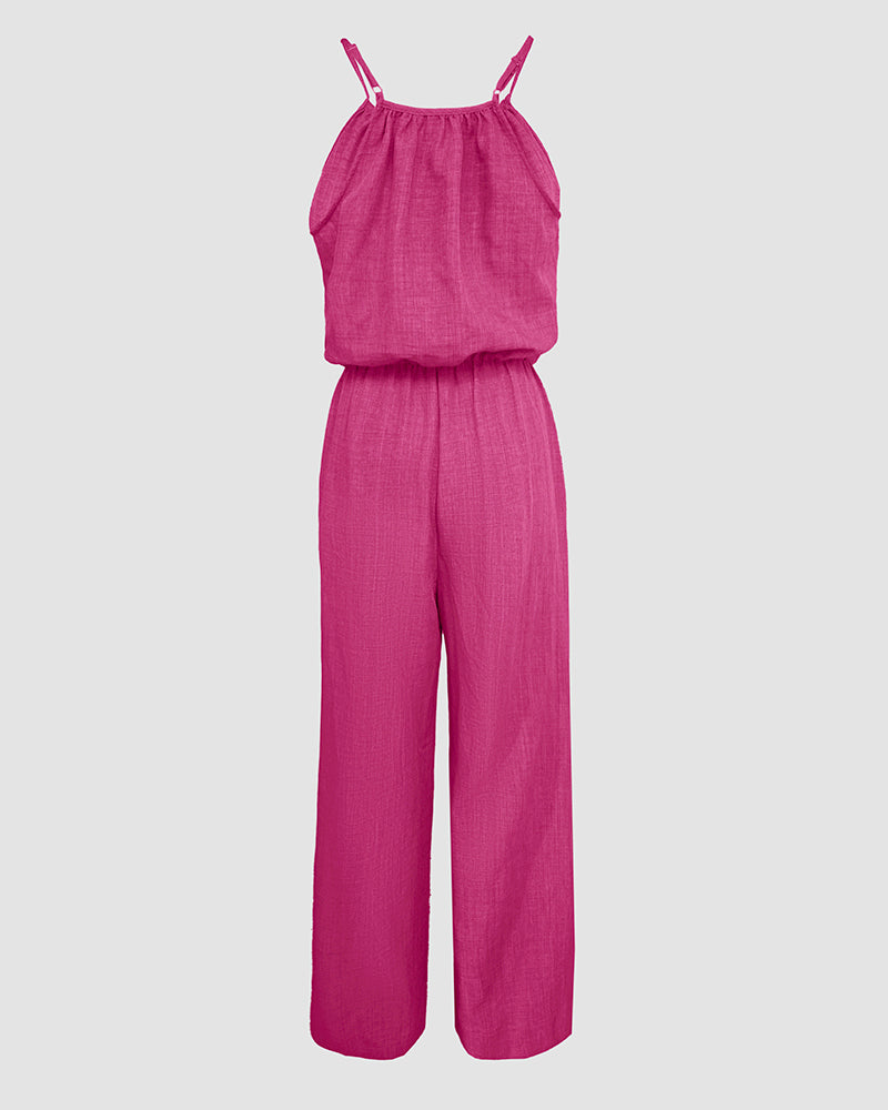 Sophie | Adjustable Strap Jumpsuit