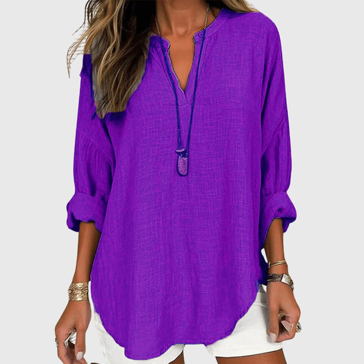 Annie | Flowy Elegant Beach Shirt