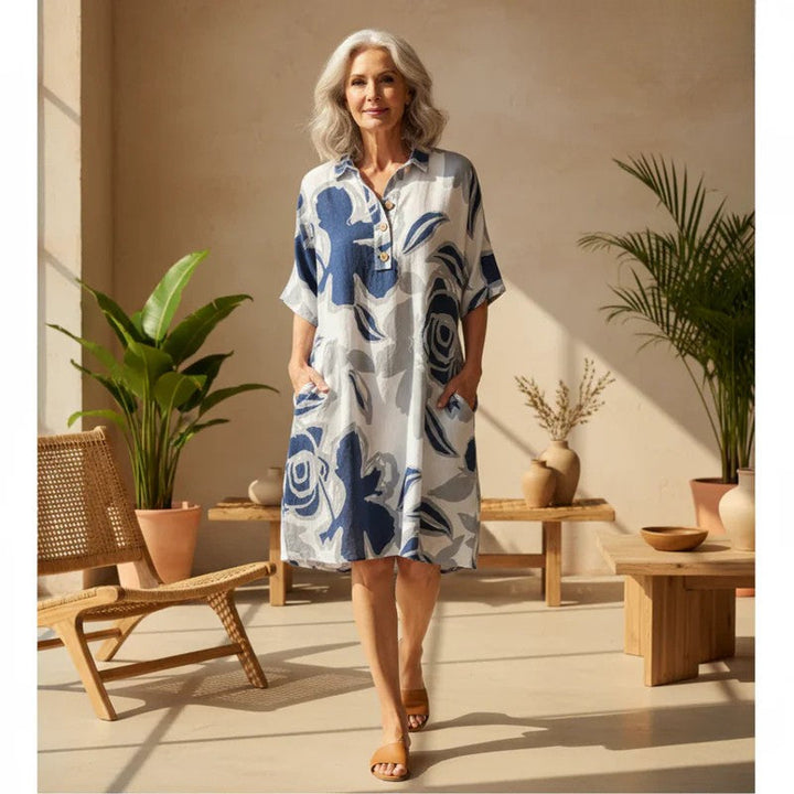 Bianca - Floral Shirt Dress