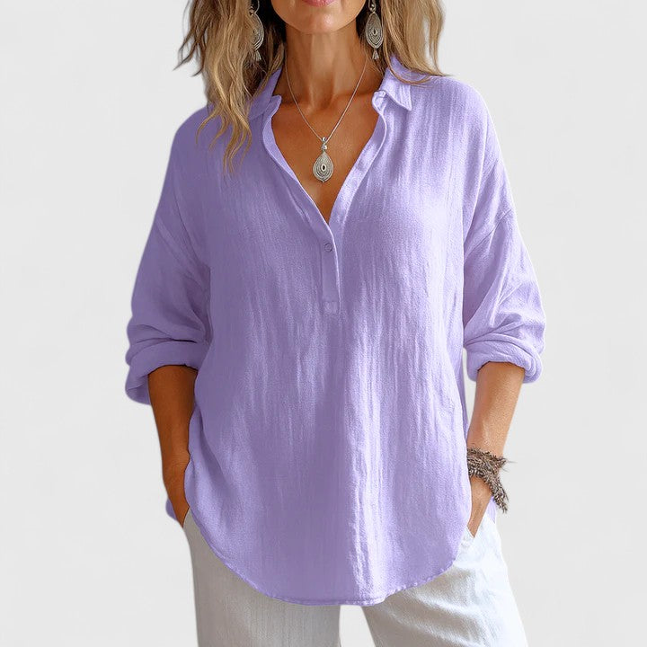 Alouette | Comfortable Linen Blouse