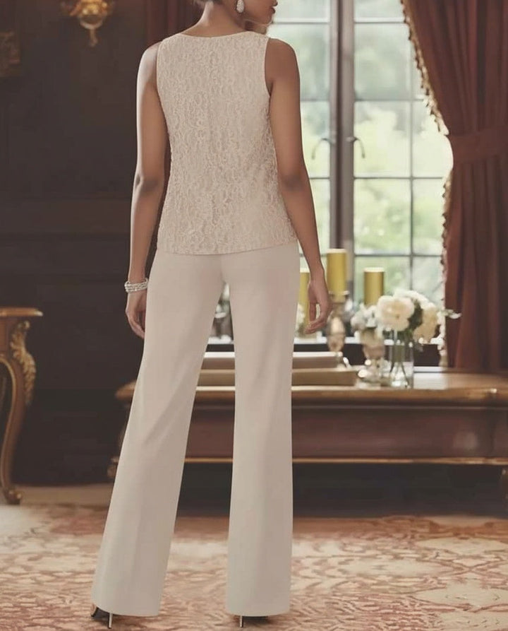 Chiffon Mother of the Bride Pantsuits with Jacket