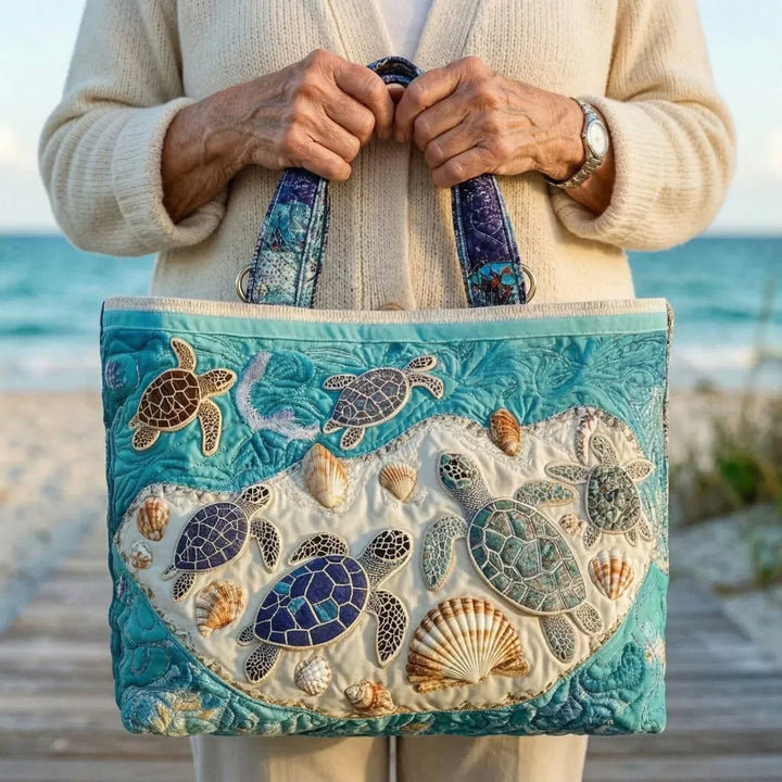 Artisanal Tote - Turtle Love