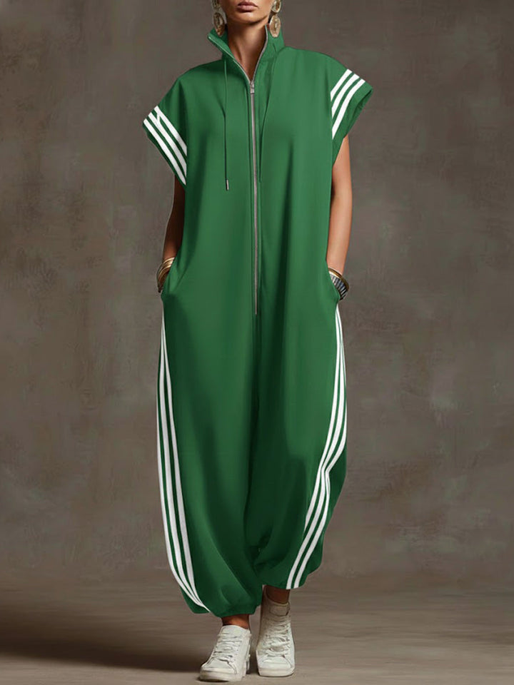 Noémie | Loose-Fitting Jumpsuit with High Neck Casual